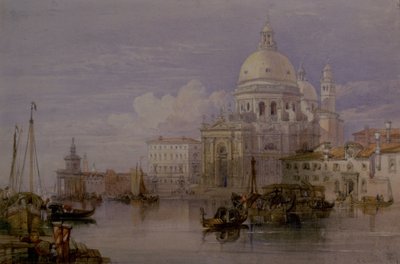 Santa Maria della Salute depuis le Grand Canal, Venise, XIXe siècle - William Leighton Leitch